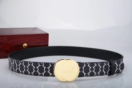 2024 Women Men Belt Designers Belts Gold Buckle Echte lederen riem Classic Brand Belts For Women Designer Ceinture Nisex Fashion Cintura Lengte 100-125cm