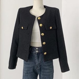 2024 damesjassen hoogwaardige mode kleine geur tweed jas jas vrouwen Koreaanse elegante jassen 2023 lente Frans vintage bovenkleding top 39