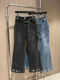 2024 Lettre féminine Jeans Street Wear Pantal