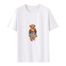 2024 Nieuw T-shirt voor dames, designer poloshirt, dames nieuw bedrukt T-shirt, 100% hoogwaardige katoenen zomerkleding