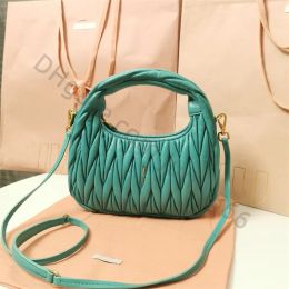 2024 Bolso de Cleo para mujer Miui Wander Matelasse Luxurys Bolso de diseñador de alta calidad para hombre Bolso de axila Bolsos de hombro Cross Body Monedero Hobo Totes Clutch Satchel BA