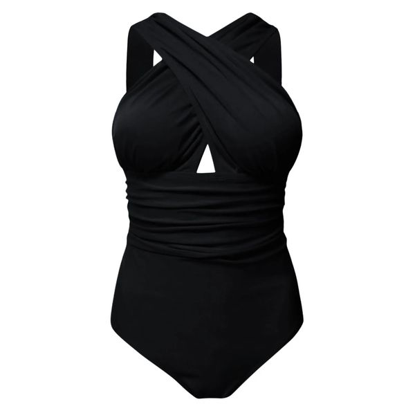 2024 Femmes Solid Print Bikini Swimsuits Control Contrôle des maillots de bain licot