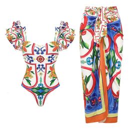 2024 Femmes Swimwear 2pc Couvre de maillot de bain Solide Solide Deep V One-Piece Monokini Kimono Bikini Suit Summer Beachwear 240510