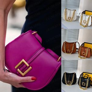 2024 Dames Designer Tas Fancy Zadel Schoudertassen Kwaliteit Handtassen Luxe Meisjes Totes Echt Lederen Ketting Clutch Portemonnees Met Geschenkdoos