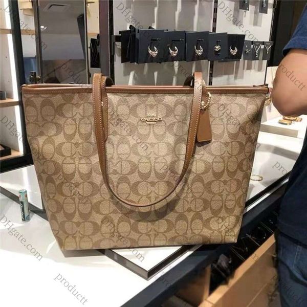 2024 Sacs de créateurs pour femmes sac fourre-tout High Sense Capacité 2023 Nouvelle Fashion Shopping Polyvyle Single Single Small Light Luxury Hand Factory Sales Direct 10A