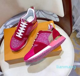 2024 Designer pour femmes Viton Fashion Casual Shoes Sneakers iTy Trainers Tiger Broidered White Green 39