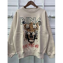 2024 Sweats à capuche pour femmes Sweatshirts Travail Tiger Head Bing Impression graphique numérique Femmes Polaire Coton Femme Pull Casual Classique Lady Top 556rrr