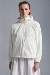 2024 damesjas lente en zomerkap op een line trekkoord bijgesneden lichtgewicht en comfortabele athleisure jas mode mode windjager casual ritssluiting