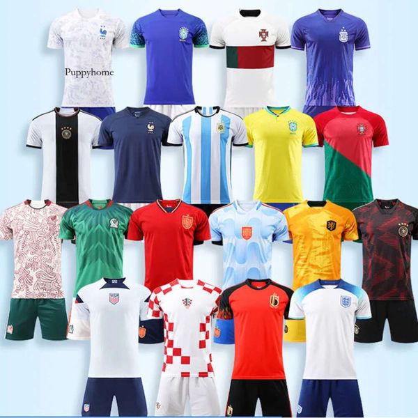 2024 Uniformes nationaux de football de la Coupe du monde pour hommes, femmes et enfants 0418