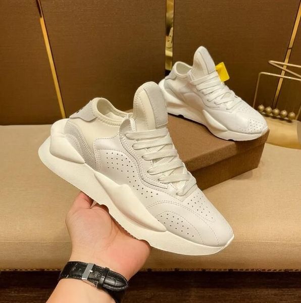 2024 Worlds Top Designers Famous Y3 Chaussures Kaiwa Chunky Luxury Mens Designer Sneakers Veurs de veau en cuir authentiques