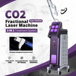 2024 Élimination des rides Renouvellement de la peau Machine laser CO2 Laser fractionné Élimination des points noirs CO2 Rajeunissement du visage 70W Appareil de beauté