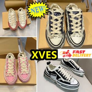 2024 WU XVESSEL G.O.P.Lows Chaussures pour hommes oranges Vulcanisation Lace Up Sneakers Femmes Open Back Vessel Chaussures Chaussures décontractées Gai 35-45 haute qualité