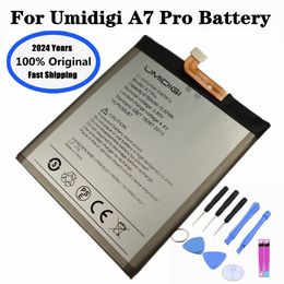 2024 ans Batterie d'origine pour Umi Umididigi A7 Pro A7pro Mobile Phone Battery 4150mAh Batteries Bateria de haute qualité + outils