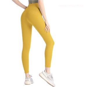 2024 Pantalones de yoga lu align leggings mujeres pantalones cortos trajes dama deportes damas pantalones ejercicio fitness desgaste niñas corriendo polainas gimnasio slim fit align pantalonesIKYA