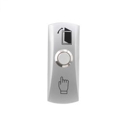 2024 Botón de salida de la puerta de la puerta de aleación de zinc para el sistema de control de acceso a la puerta - Interruptor de salida de puertas de calidad de calidad premium para la liberación de puerta conveniente para