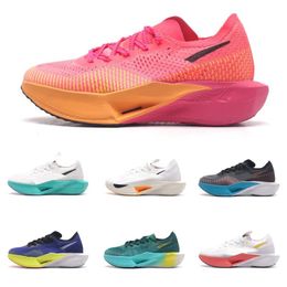 2024 Zoomx Fly Next% 3 Hyper Pink Laser Orange Prototype Blanc White Pigne Grey Running Chaussures 3.0 hommes Femmes Sports Sneakers 36-45
