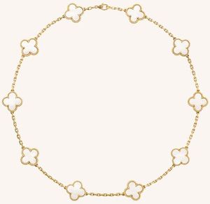202410 Diamanten designer sieraden Clover Merk Mode Cleef Hoge kwaliteit Gouden Designer Ketting met Doos voor Dames Sieraden