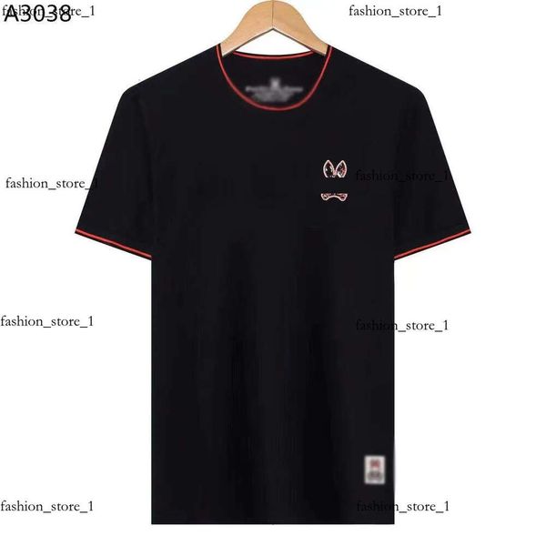 2024Brand Camisetas para hombre Patrón de conejito Top Algodón O-cuello Camiseta de manga corta Imprimir Ghost Rabbit Polo Shirt Summer Mens Tee Diseñador de lujo Camisetas Medias mangas 257