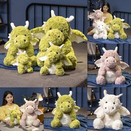 2024CoChatable Flying Dragon Plush Doll's Gift's Gift's Cute Cross Cross Border NOUVEAU PLUST Toy Oreiller