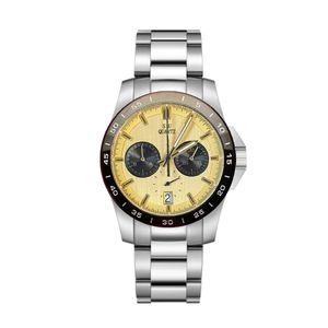 Diseño estilo de carreras relojes para hombre movimiento de cuarzo de cuarzo dorado de oro diseñador de reloj masculino hombre deportivo reloj de muñeca muñeca