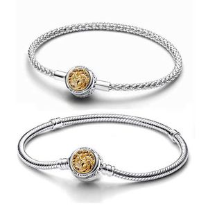 2024designer Pandorabracelet Star Moon Dual Pulling Snake Bone Family Power Game Emblème de la famille Boucle Fire Blood Series Bracelet