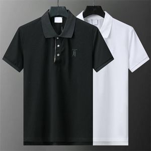 2024Designer Polo Shirts Mannen Luxe Polo Casual Heren T-shirt Snake Bee Brief Print Borduren Mode High Street Man tee