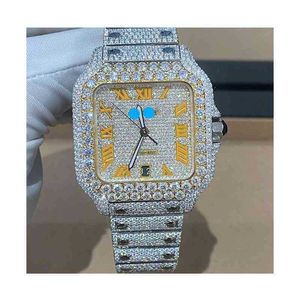 2024Digner Horloge Aangepaste Luxe Iced Out Fashion Mechanisch Horloge Moissanit e Diamond frTHVBJ8J1F6INC3SX