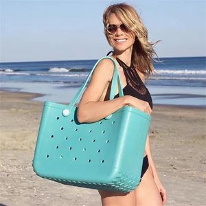 2024eva Hole Sac Bogg Sac Ultra Light Cross Cross Border Sac de rangement de voyage Instagram Soft, imperméable et durable Bagure de plage de baignade