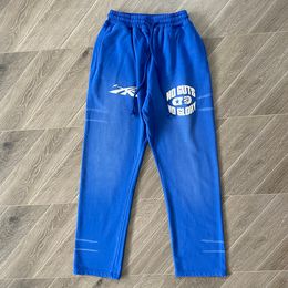 2024FW Papt de survêtement bleu hommes Femmes de la meilleure qualité Jogger à cordon Pantalon décontracté pantalon surdimensionné