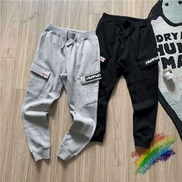 2024fw HUMAN MADE Joggingbroek Mannen Vrouwen 1 Beste Kwaliteit Trekkoord Legging Overalls Fleece Jogger Broek Broek