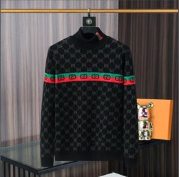 2024G Herenvestige pullover Desinger Sweaters Gebreide herfstmode gebreide luxe truien Undershirts Sweater