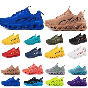 2024GAI lente mannen schoenen Running platte Schoenen zachte zool mode bule grijs Nieuwe modellen mode Kleur blokkeren sport big size 184