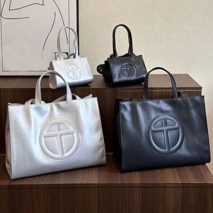2024Genuine Leather Tote Bag Designer Hanbag Casual Shopping Vrouwen Grote schouder Crossbody Letter Handtas Zakken 2 Size Designer Man Women
