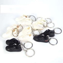 2024HOT Designers en gros de haute qualité PVC PVC Basketball Key Set With Box and Bag Mini Sneaker 3D Shoe Keychains