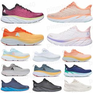 2024men's Chaussures et chaussures pour femmes chaussures de course chaussures décontractées baskets mode maille blanc noir bleu cyclamen sweet griffe poudre de mousse nuage libre chaussures