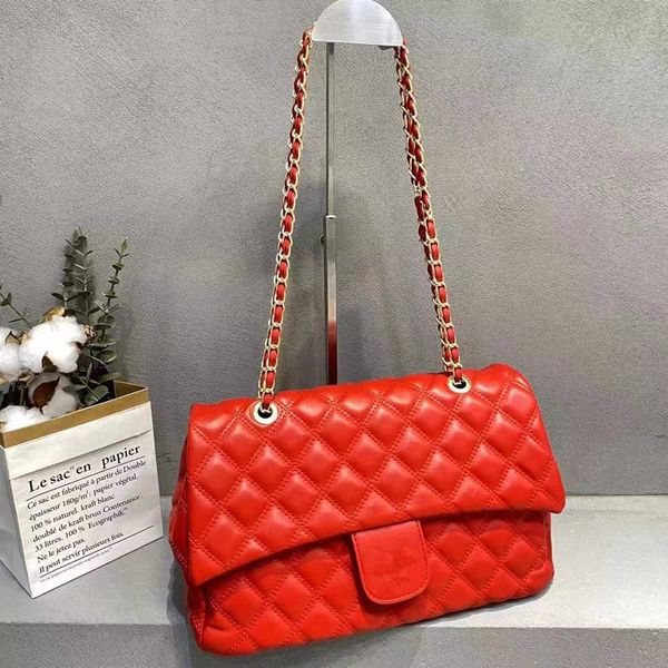 2024New Chaîne Sac Designer Luxe Femmes Classique En Cuir Véritable Sacs À Bandoulière Sacs À Main Multi Couleur Haute Qualité Portefeuille En Gros Enveloppe Totes