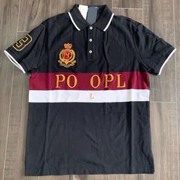 2024Nouveau produit Sweat Polos chemise drapeau américain marque Polos hommes à manches courtes hommes T-shirt S-6XL
