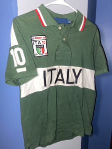 2024S Les polos de créateurs s'adaptent à la taille du t-shirt italien de haute qualité 100% coton pur italia