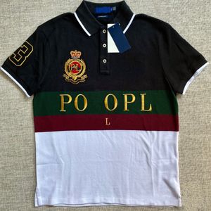 2024S Nouveau produit Sweat Polos chemise Drapeau Américain marque Polos hommes à manches courtes hommes T-shirt S-6XL
