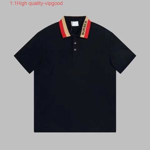 2024ss Designer Polo Chemise Hommes De Luxe Polos Casual Hommes T-shirt Lettre Imprimé Brodé Mode High Street Hommes T-shirt UK Taille S-XL