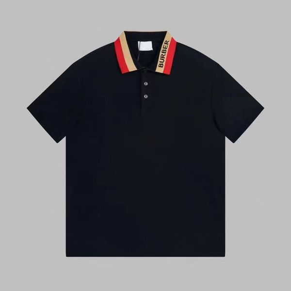 2024SS Diseñador Polo Shirt Polos Carta Casual Impreso Bordado Moda High Street Camiseta para hombre Reino Unido Tamaño S-XL