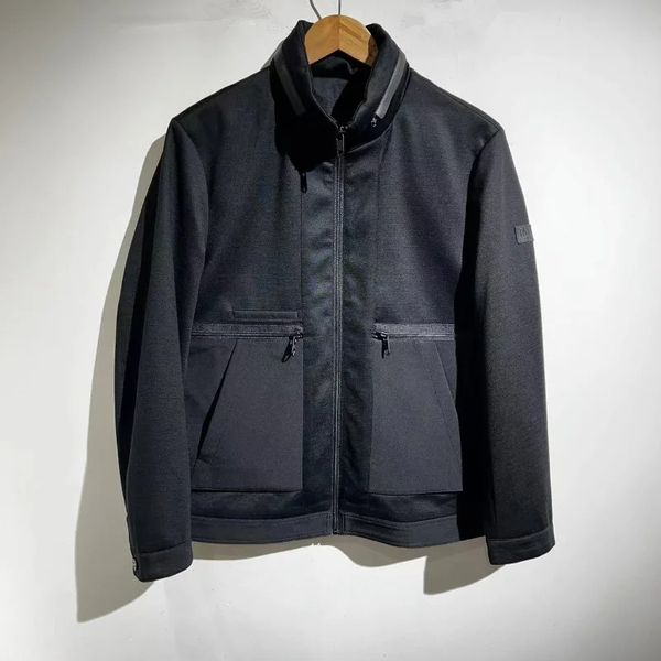 Manteau d'affaires Style Simple pour hommes, veste coupe-vent décontractée en laine, vêtements Streetwear Y2K, 2024ss