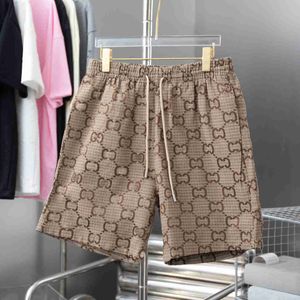 2024SS Mens Shorts Classic Letter Gedrukte shorts Beach broek Europeaan oude bloemen gedrukte broek mode casual rijbroek Europees maat