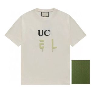 2024ss Heren T-shirt Designer Letters Gedrukt Stylist Casual Zomer Ademende Kleding Mannen Vrouwen Kleding Koppels Tees Groothandel