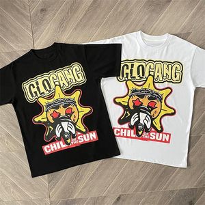 2024SS nueva THISH MENOS Mujeres impresas Tops casuales Camisetas de camisetas reales