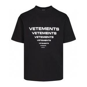 T-shirt d'été à manches courtes pour hommes et femmes, ample, col rond, imprimé, 2024ss