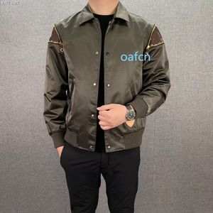 2024SS Printemps Nouveaux hommes Casual Veste personnalisée Manteau minimaliste et maigre en cuir Manteau décontracté Col rabattable Designer Street Shoot Business Jacket m-3xl