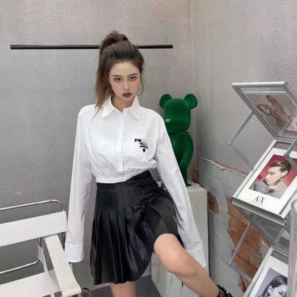 2024SS Summer Casual Shirt Designer Blouse Aboule Cardigan Mode Mode Cachemire Shirt à manches Long