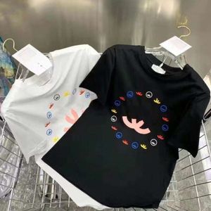 2024SS T-shirt Women Designer T-shirts Casual Letters Graphic Tee Fashion Hight End Round Nou Col Short Sleeve Tops Two Couleur