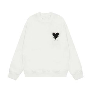 2024SS Women Hoodie Designer Sweater Sweater Heren Dames Katoen Love Borduurde mode Sweatshirt Casual Losse solide kleur Eenvoud